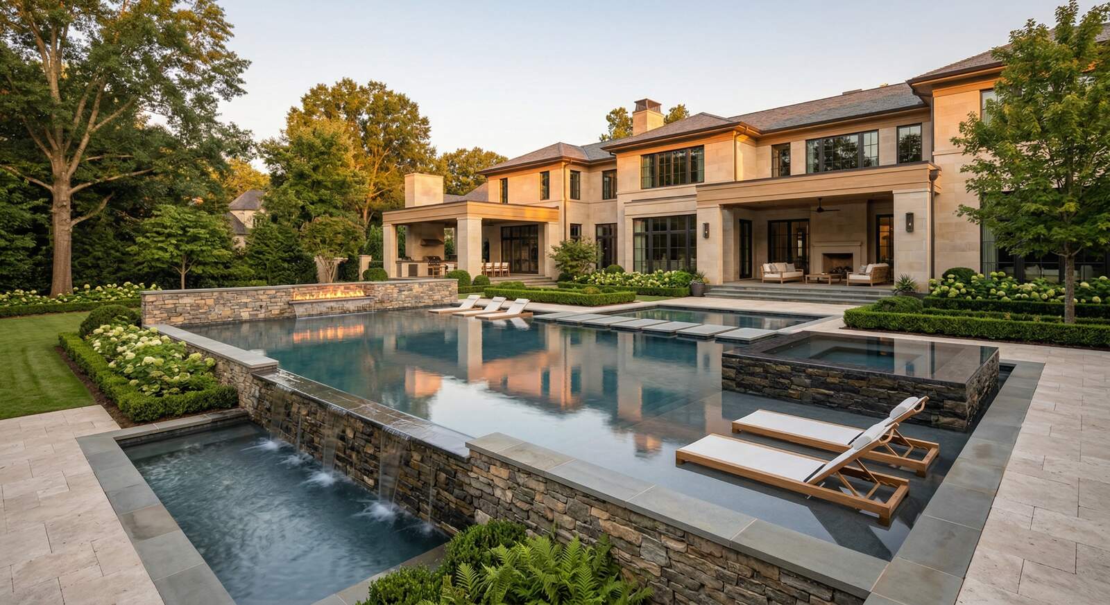 Dream Pool Layout Dream Pool Design Charlotte | Peters Homes