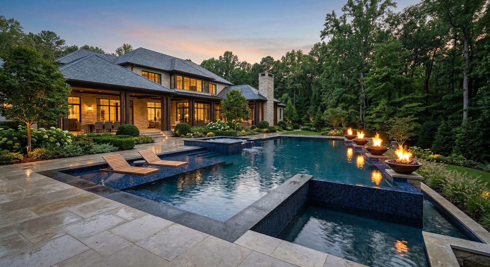 Dream Pool Layout Dream Pool Design Charlotte | Peters Homes