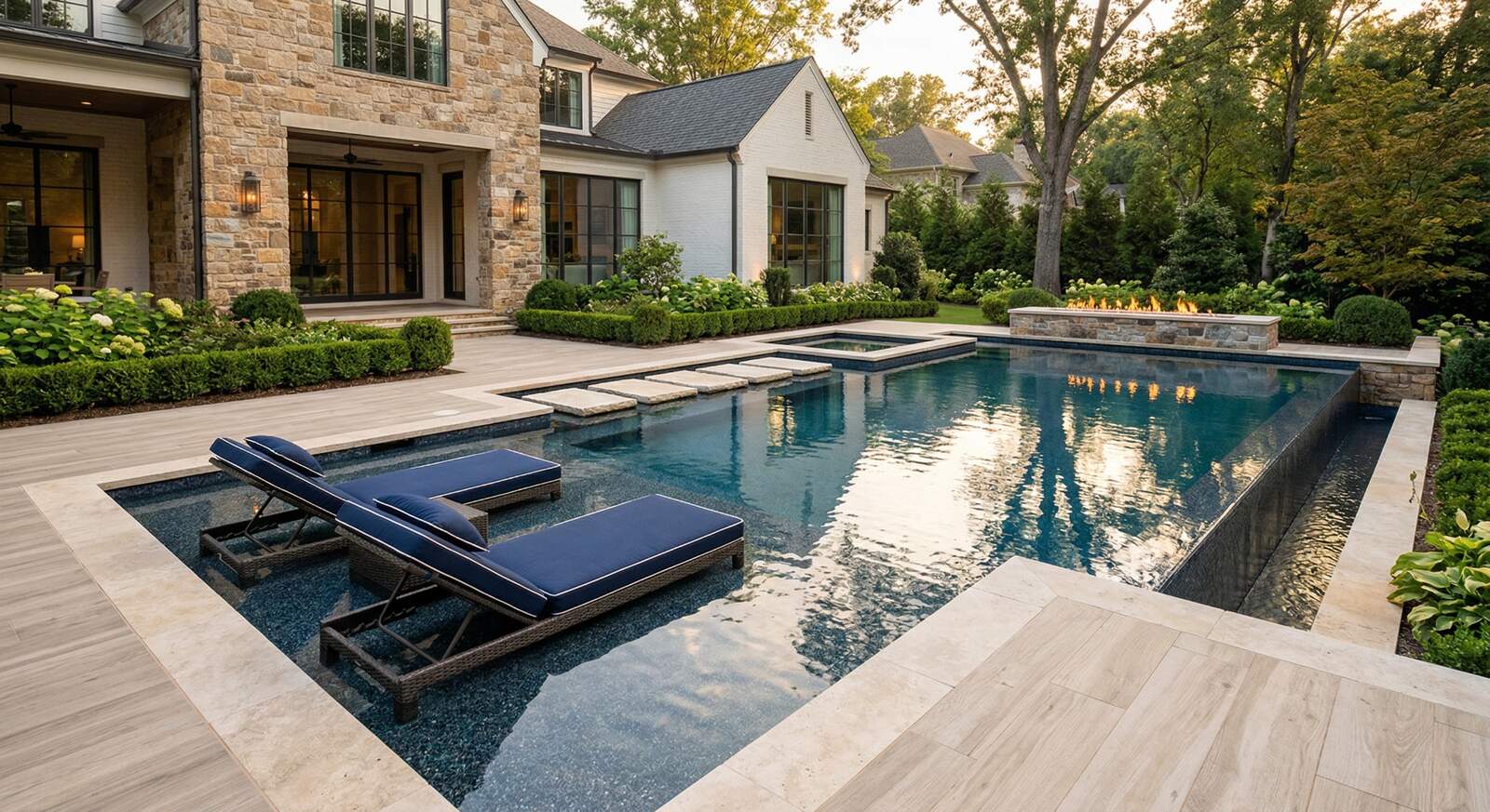 Dream Pool Layout Dream Pool Design Charlotte | Peters Homes