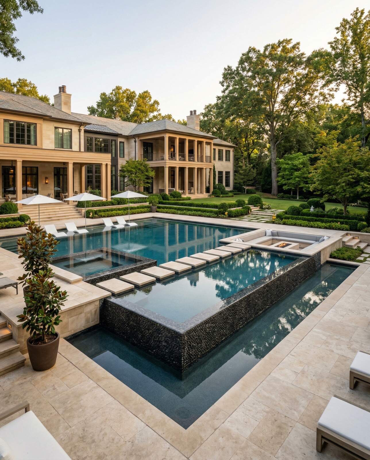 Dream Pool Layout Dream Pool Design Charlotte | Peters Homes