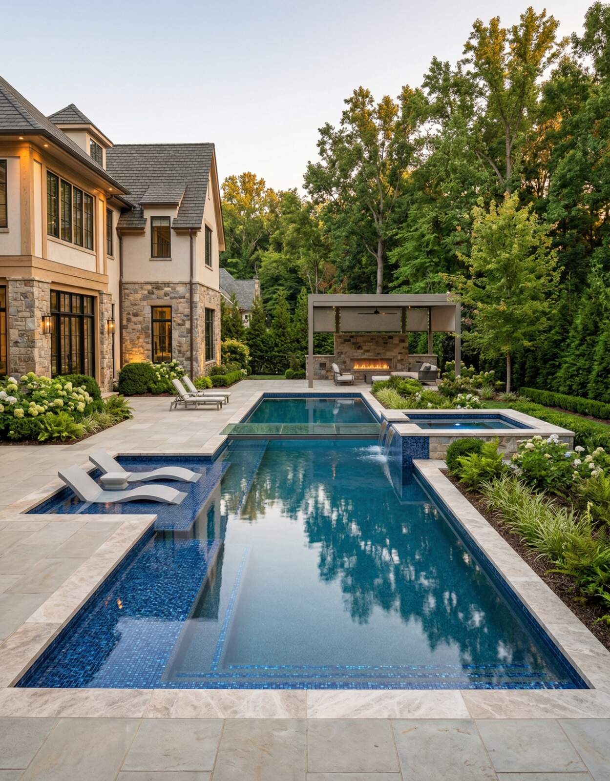 Dream Pool Layout Dream Pool Design Charlotte | Peters Homes