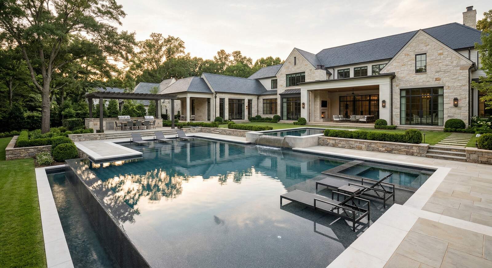 Dream Pool Layout Dream Pool Design Charlotte | Peters Homes