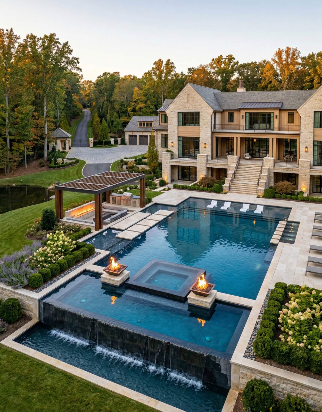 Dream Pool Layout Dream Pool Design Charlotte | Peters Homes