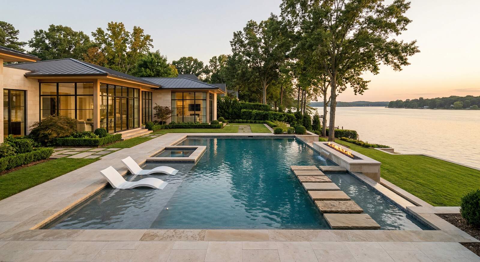 Dream Pool Layout Dream Pool Design Charlotte | Peters Homes
