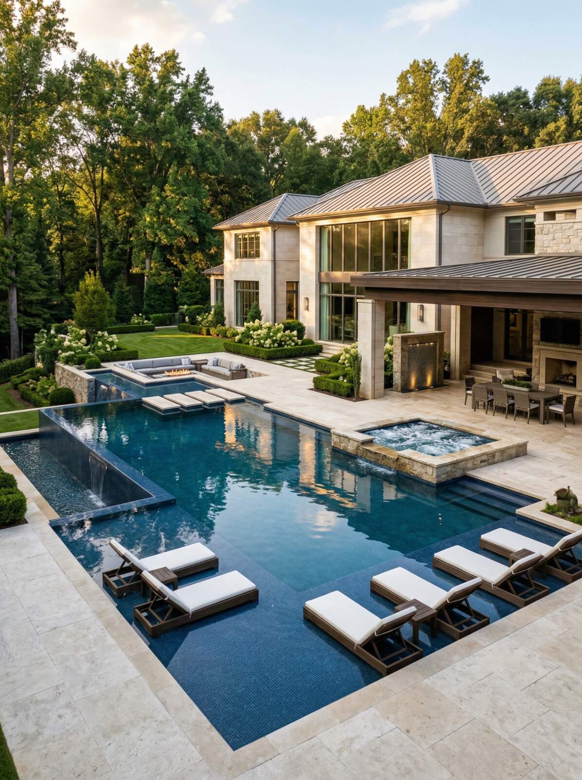 Dream Pool Layout Dream Pool Design Charlotte | Peters Homes